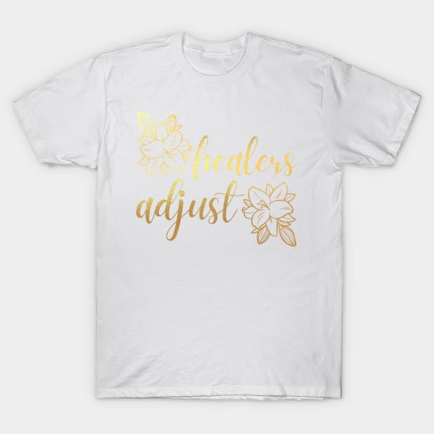 Healers Adjust - MMORPG Meme | FFXIV White Mage Healer T-Shirt by yalitreads